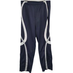 GTM Sportswear Sports‎ Sweatpants Navy Blue White Zip Ankle Womens Size Large